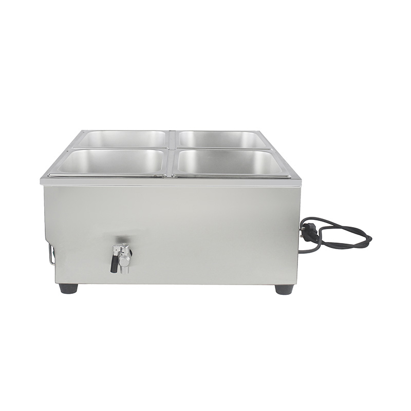 Máquina elétrica comercial de aço inoxidável de Bain Marie com aquecedor de imersão