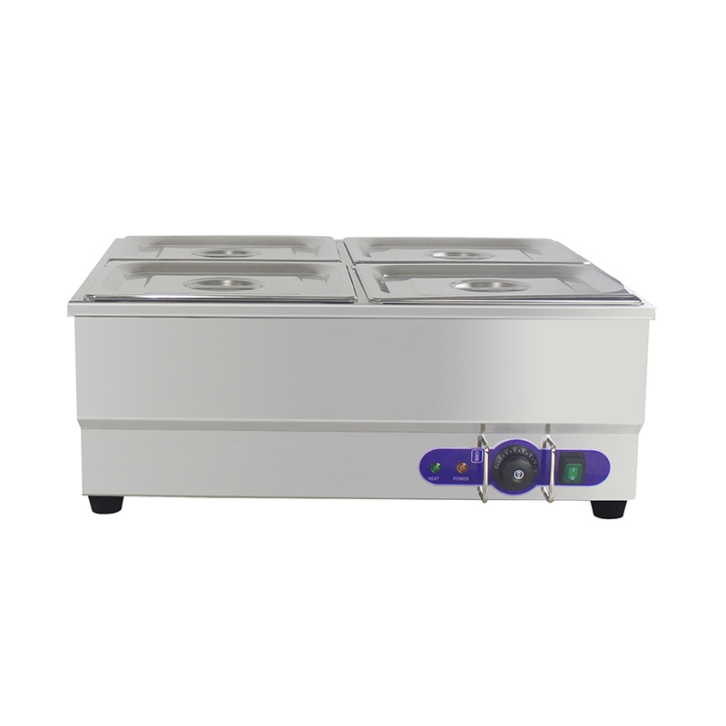 Máquina elétrica comercial de aço inoxidável de Bain Marie com aquecedor de imersão
