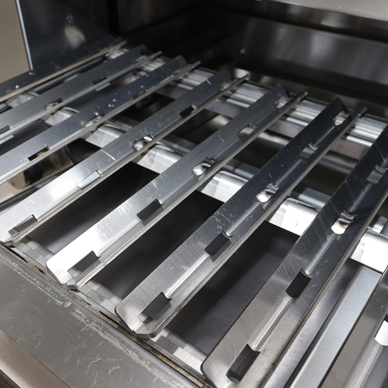 Máquina de cozinha com grelha de contato para bife elétrico comercial de aço inoxidável