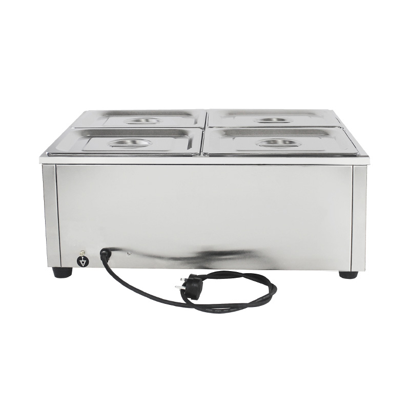 Máquina elétrica comercial de aço inoxidável de Bain Marie com aquecedor de imersão