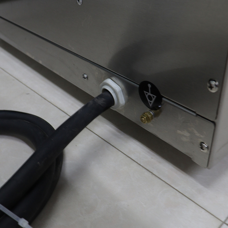 Máquina de cozinha com grelha de contato para bife elétrico comercial de aço inoxidável