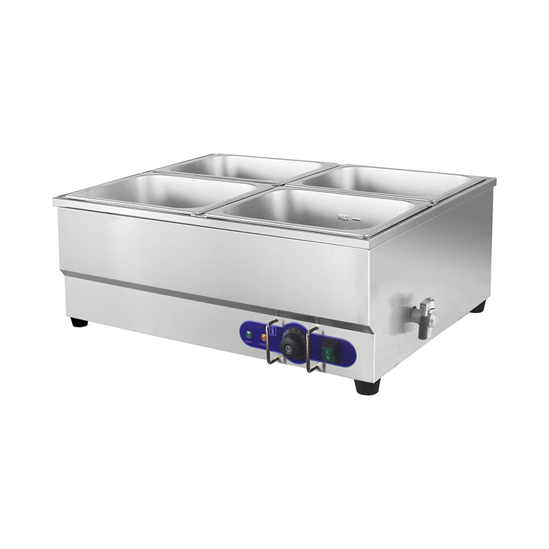 Máquina elétrica comercial de aço inoxidável de Bain Marie com aquecedor de imersão
