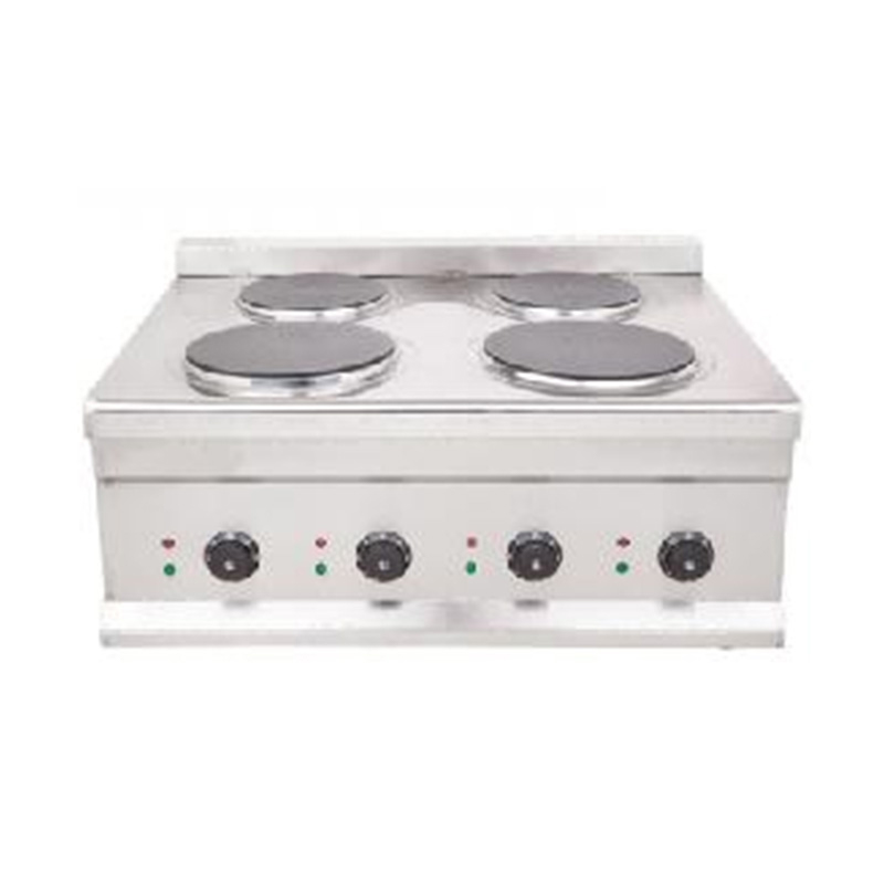 Máquina de fogão elétrico para cozinha comercial de aço inoxidável