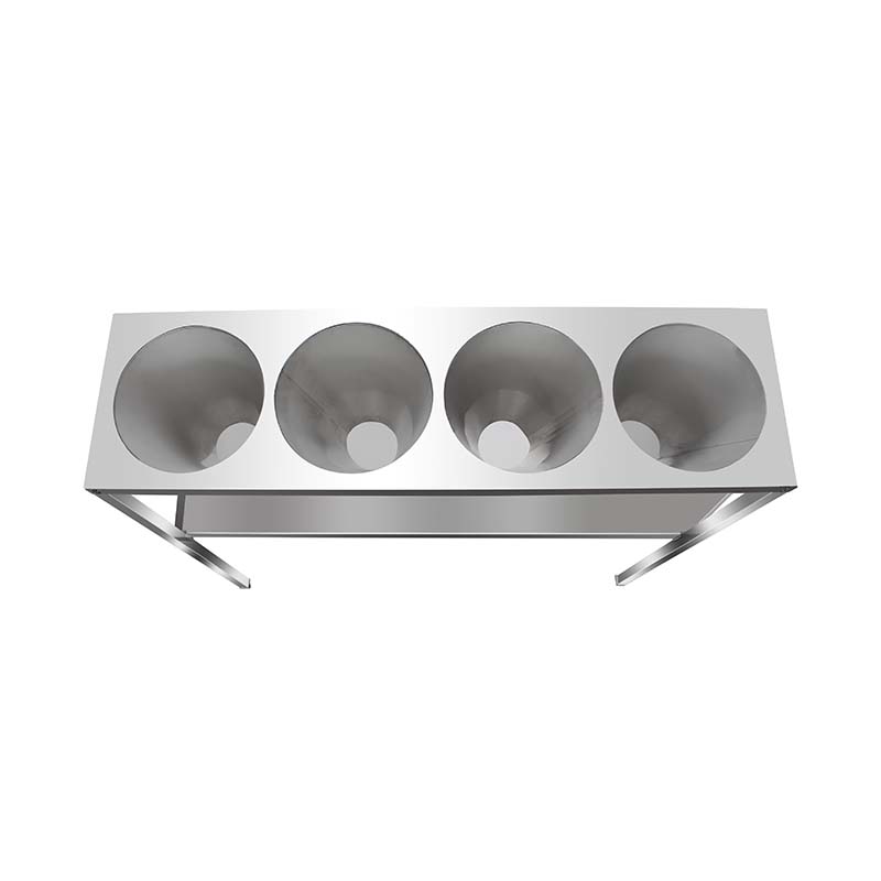 Cones combinados de aço inoxidável para matar frango para processamento de aves