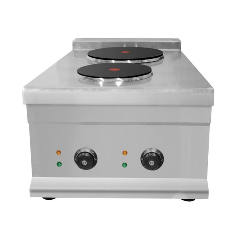 Máquina de fogão elétrico para cozinha comercial de aço inoxidável