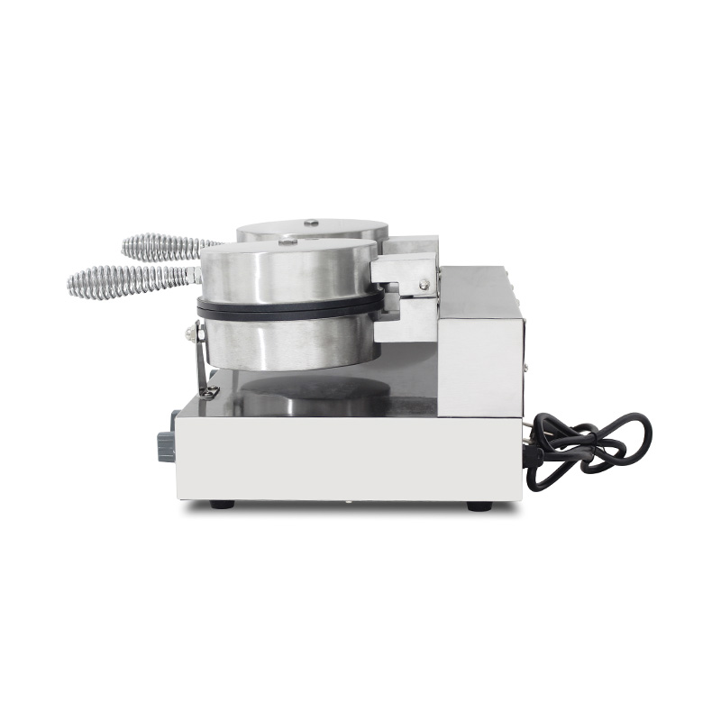 Máquina elétrica para fazer waffles em aço inoxidável para restaurante comercial