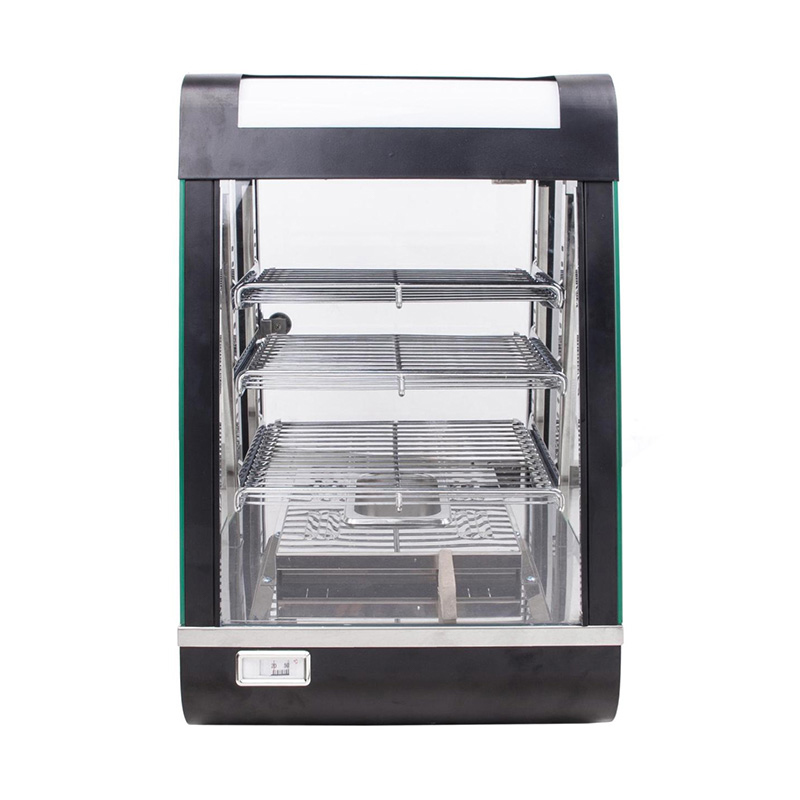 Máquina aquecedora elétrica preta para cozinha comercial de aço inoxidável