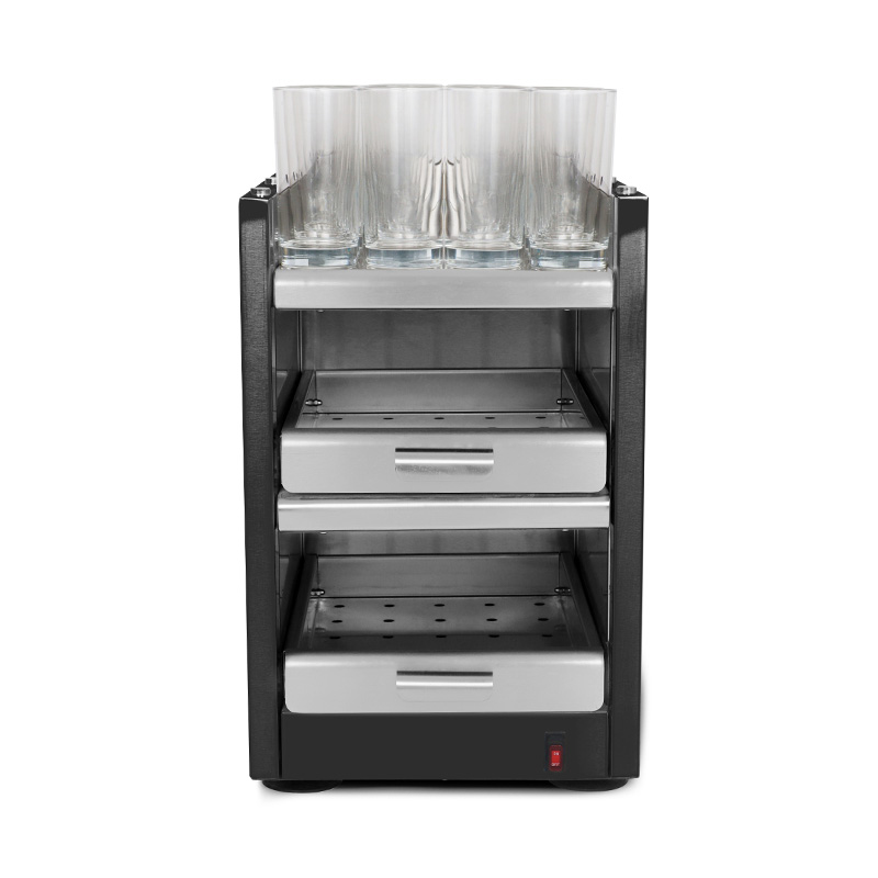 Máquina comercial de aço inoxidável para aquecer copos de cozinha
