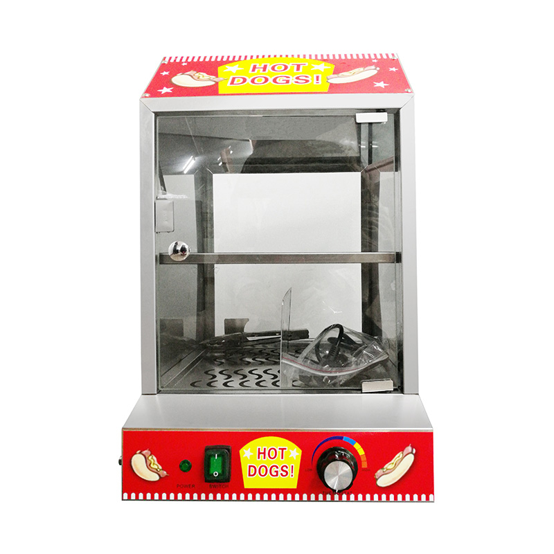 Máquina de aquecimento de cachorro-quente para cozinha comercial de aço inoxidável