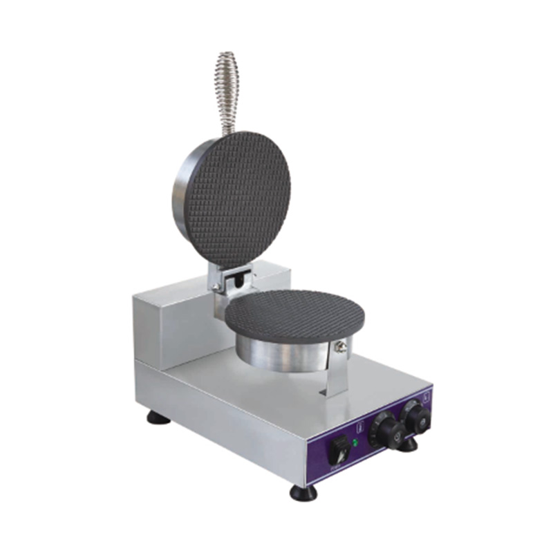 Máquina elétrica para fazer waffles em aço inoxidável para restaurante comercial