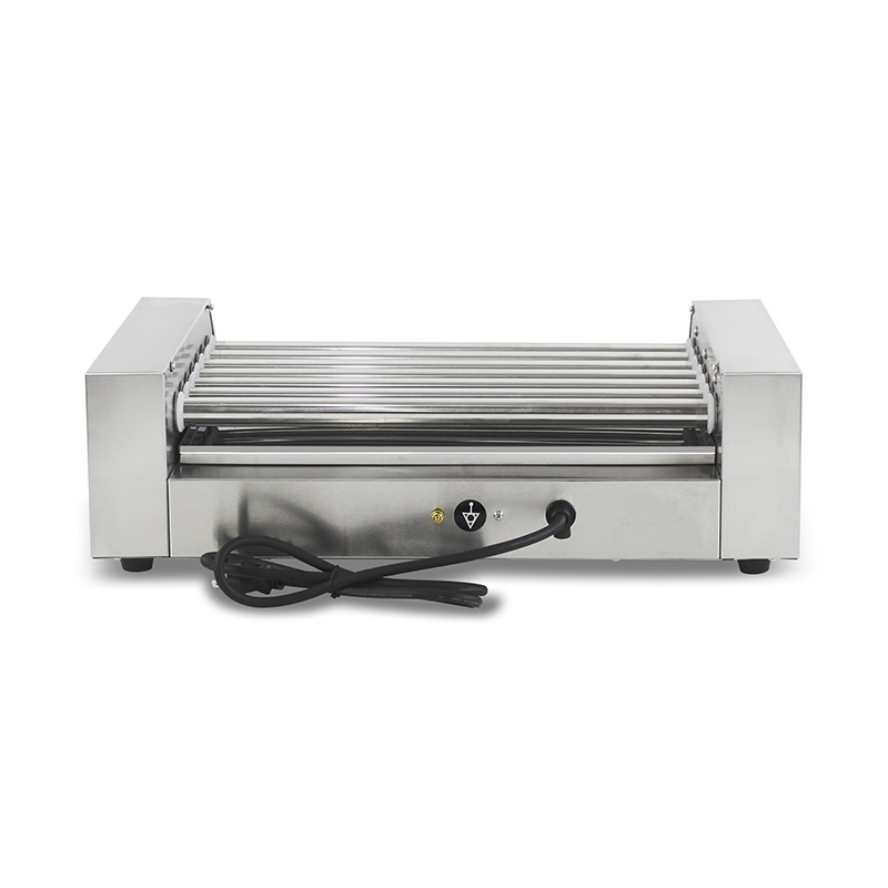 Máquina elétrica de grelhar rolo de cachorro-quente de aço inoxidável