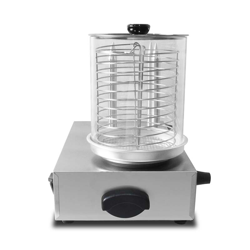 Máquina aquecedora de cachorro-quente e pão de aço inoxidável com palitos