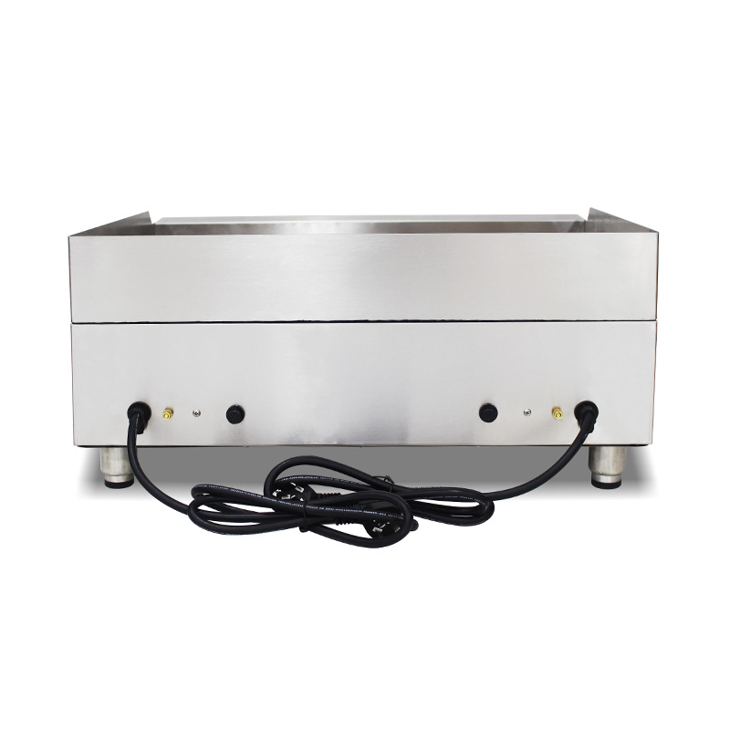 bancada comercial de aço inoxidável da cozinha da chapa elétrica 4.4kW