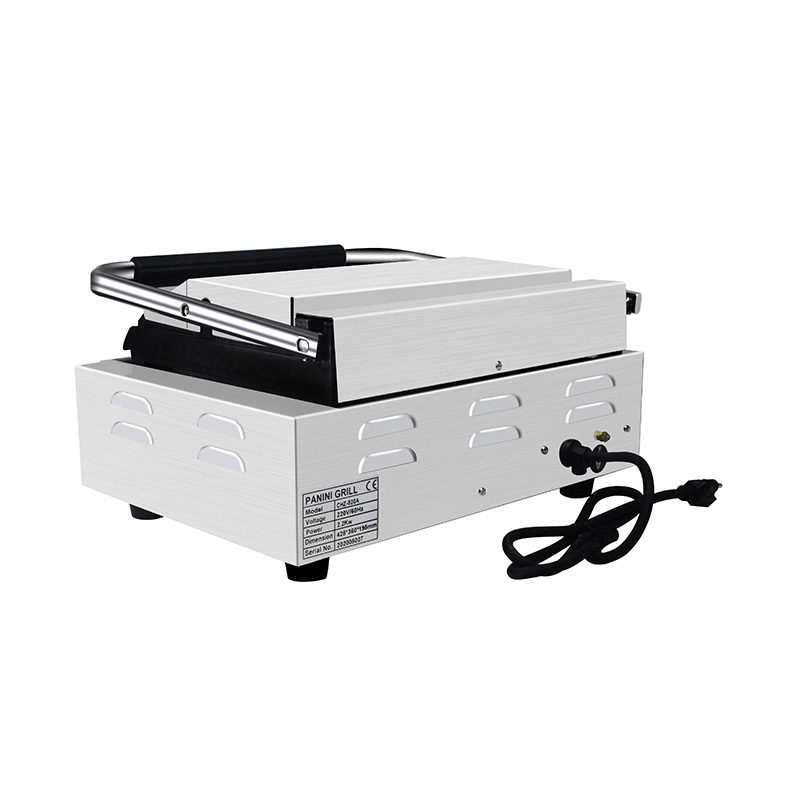 Máquina de cozinha elétrica comercial de aço inoxidável Panini Grill