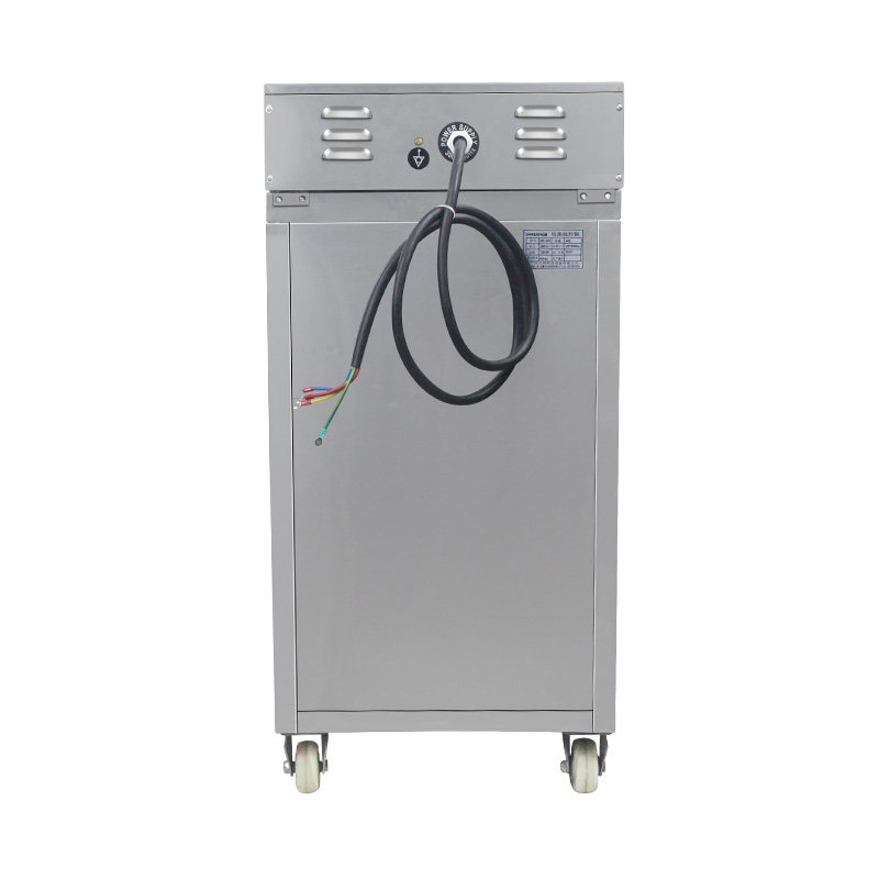 Fritadeira ereta comercial elétrica de aço inoxidável com armário