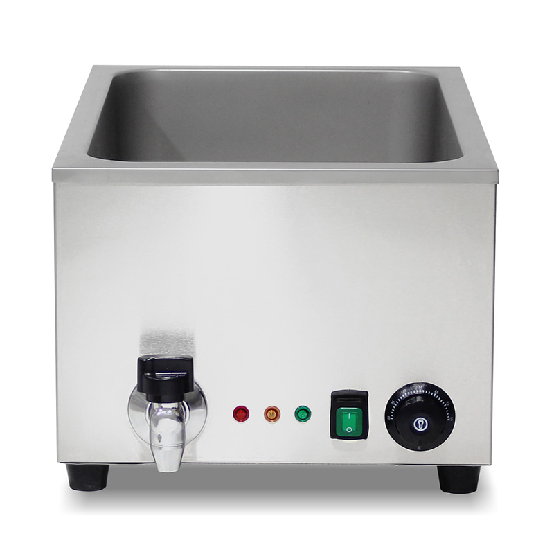 Máquina de cozinha elétrica comercial de aço inoxidável para banho-maria com aquecedor de proteção anti-seco