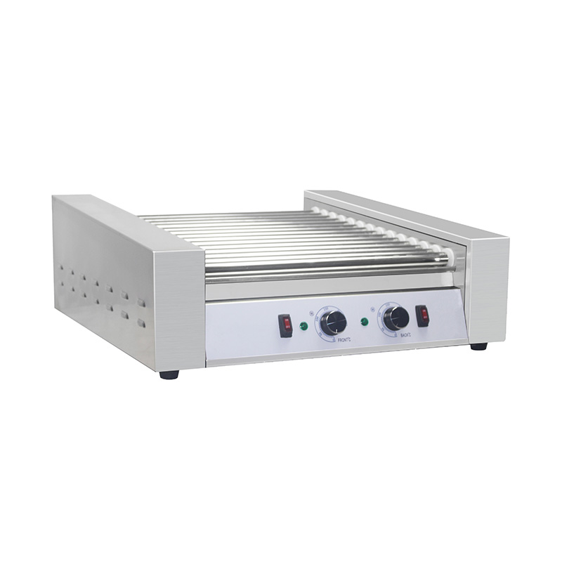 Máquina elétrica de grelhar rolo de cachorro-quente de aço inoxidável