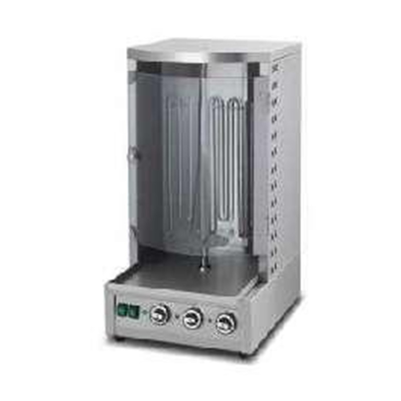 Máquina de cozinha elétrica comercial de aço inoxidável Shawarma Grill