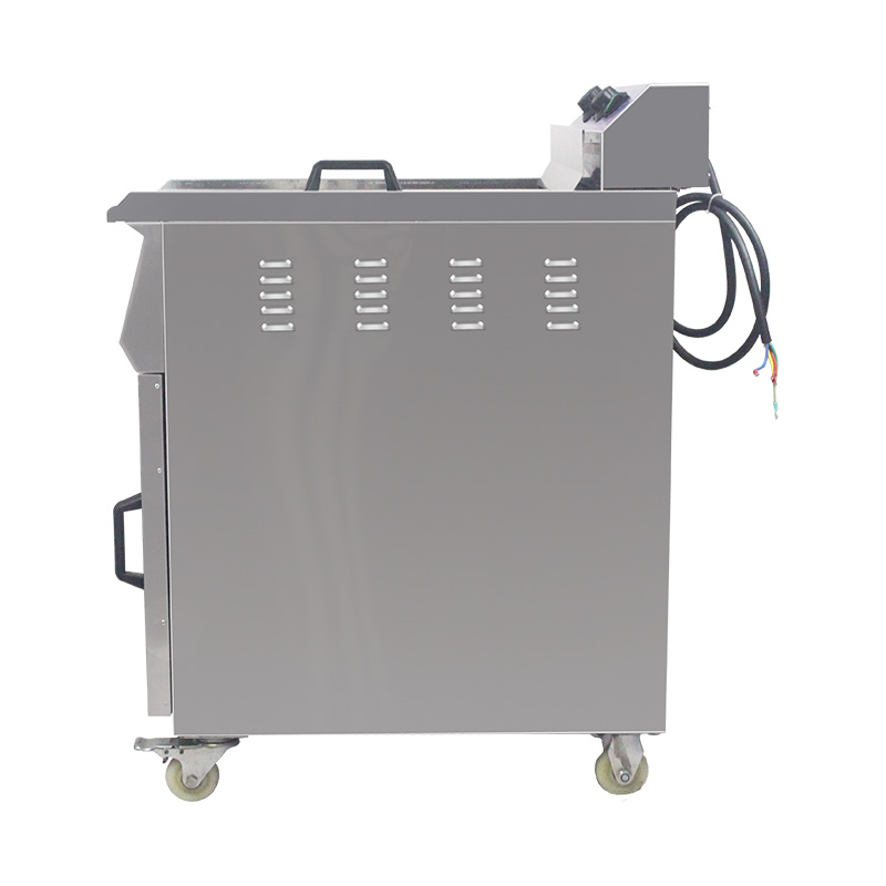 Fritadeira ereta comercial elétrica de aço inoxidável com armário