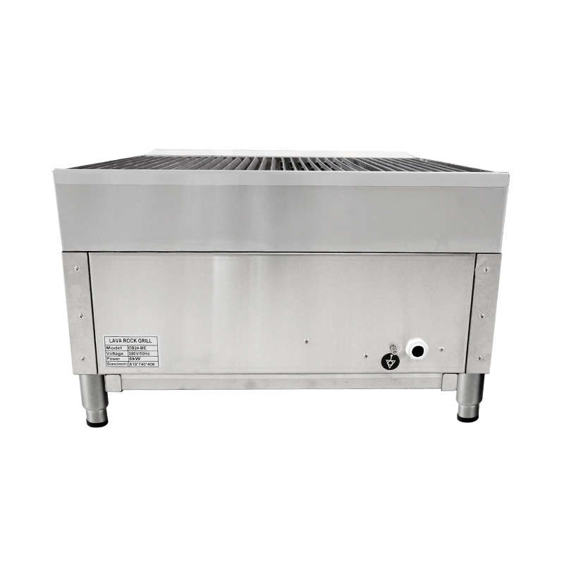 Grelha de rocha de lava a gás natural/GLP com máquina de cozinha interna externa com queimadores