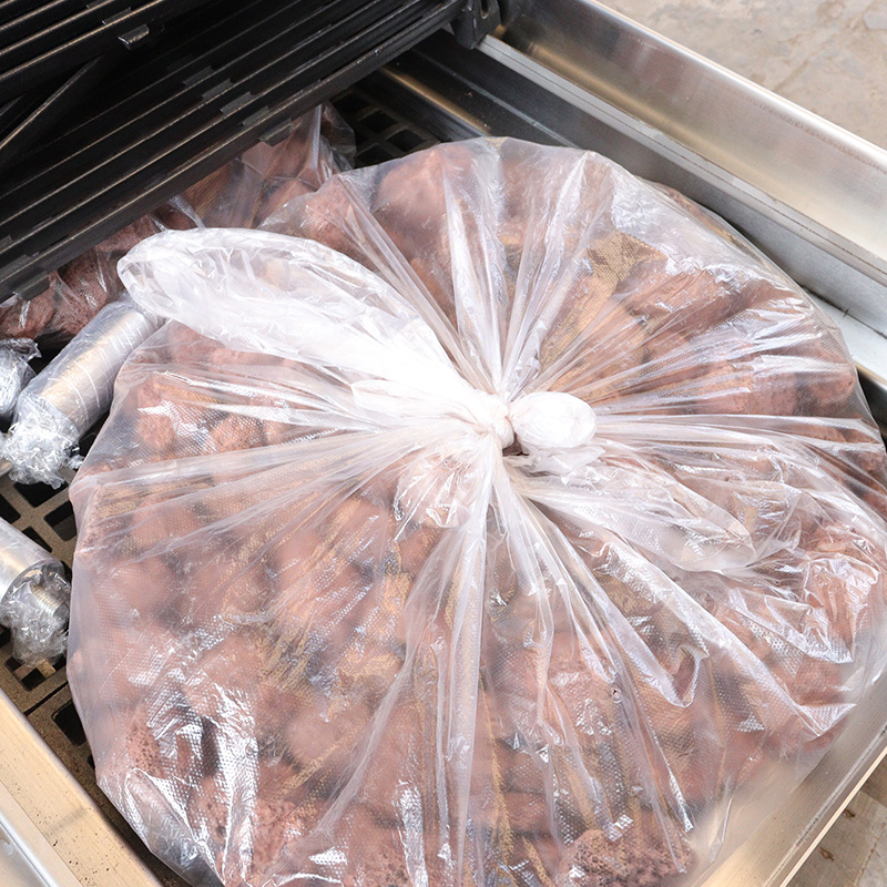 Grelha de rocha de lava a gás natural/GLP com máquina de cozinha interna externa com queimadores