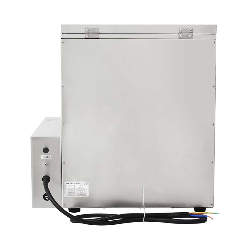 Escaldador elétrico de frango em aço inoxidável para processamento de aves