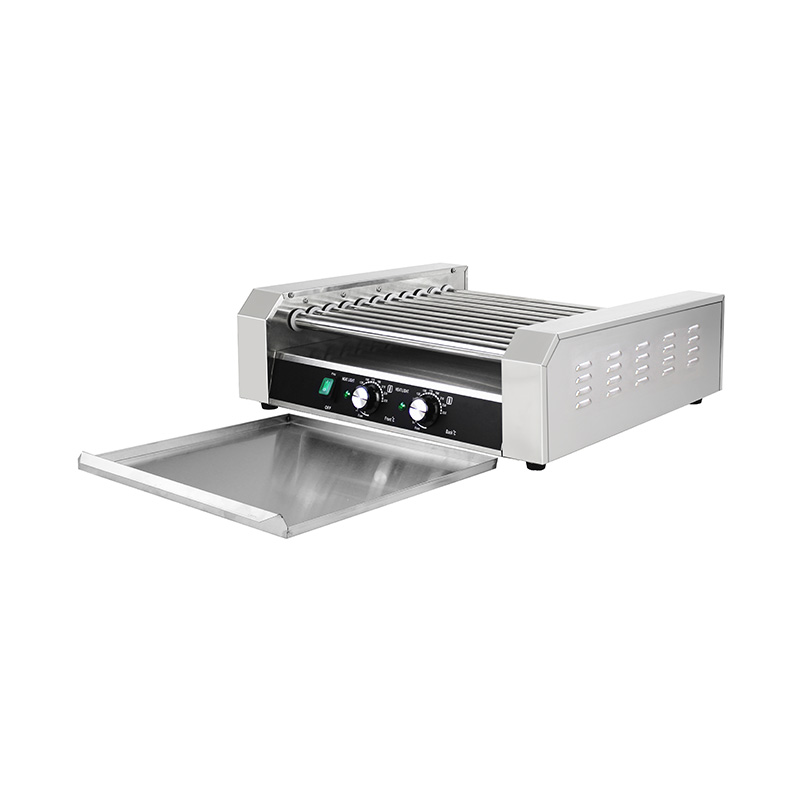 Máquina elétrica de grelhar rolo de cachorro-quente de aço inoxidável