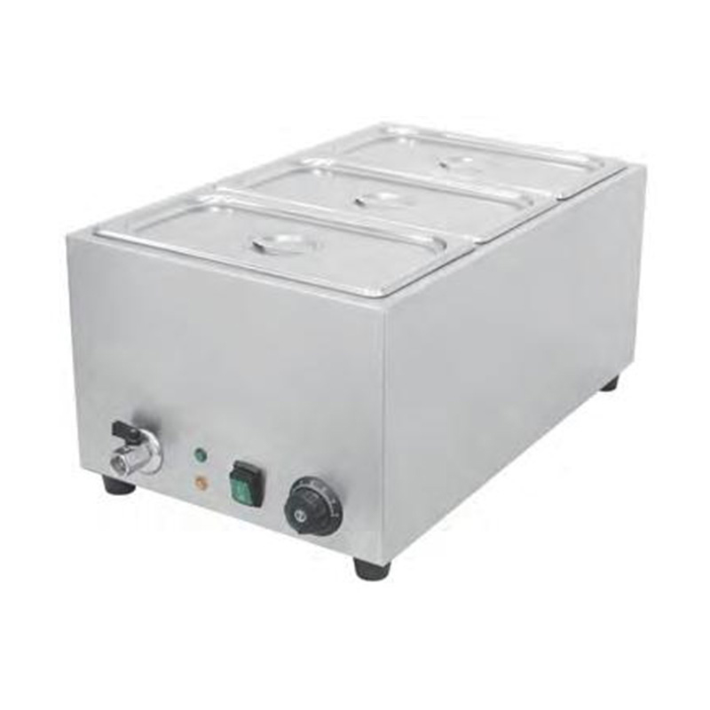 Máquina ardente seca elétrica comercial de aço inoxidável de Bain Marie com tanque de água soldado