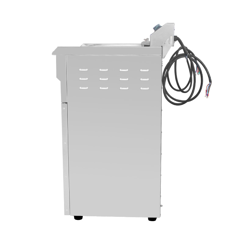 Fritadeira ereta comercial elétrica de aço inoxidável com armário