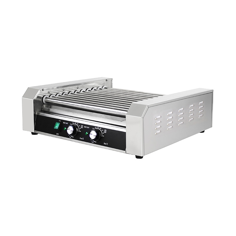 Máquina elétrica de grelhar rolo de cachorro-quente de aço inoxidável