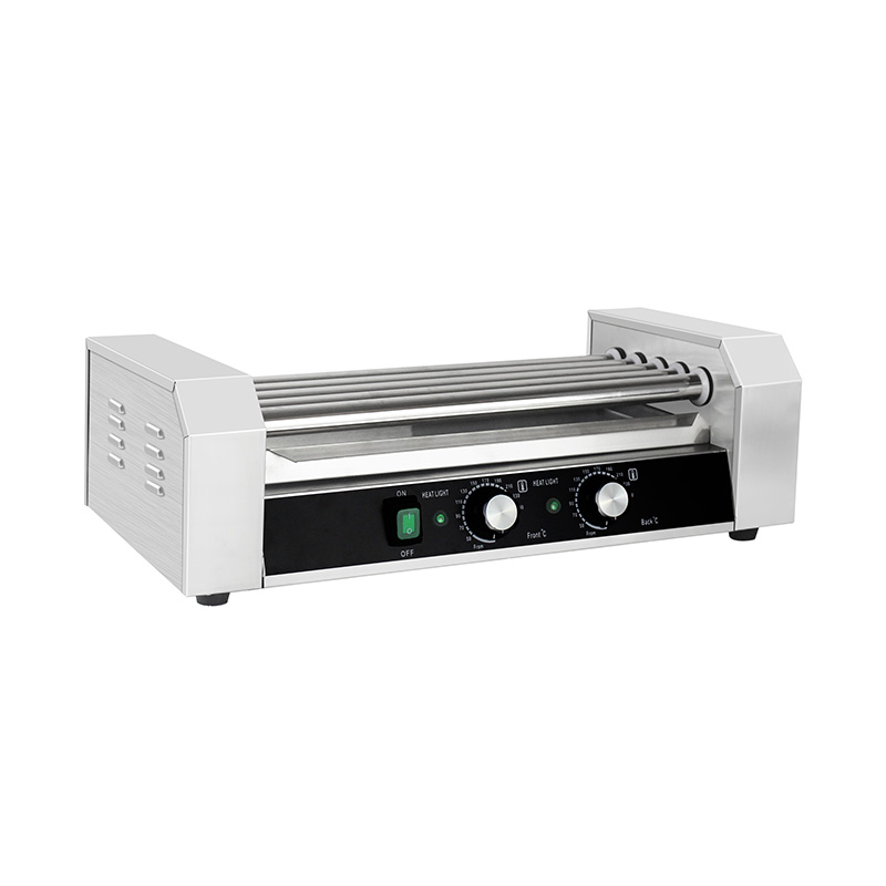 Máquina elétrica de grelhar rolo de cachorro-quente de aço inoxidável