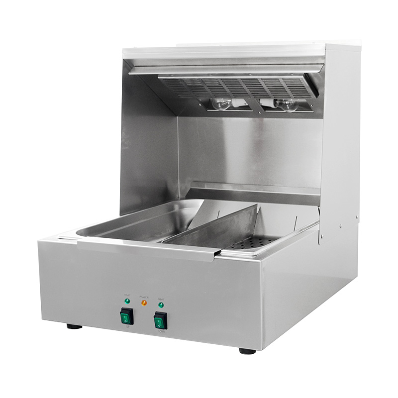 Máquina de cozinha comercial de aço inoxidável para aquecimento de batatas fritas
