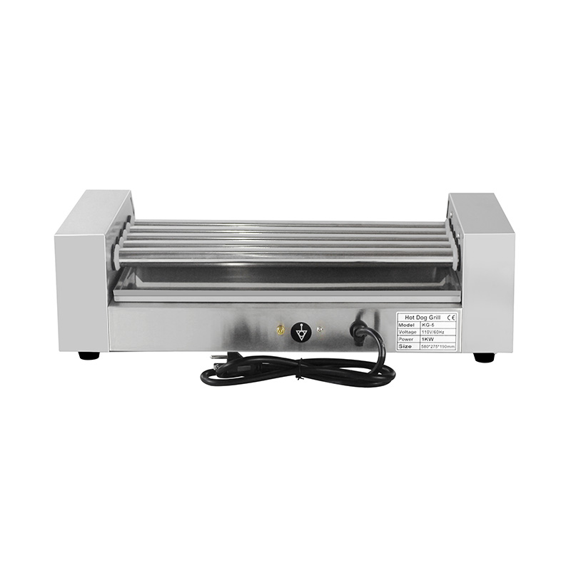 Máquina elétrica de grelhar rolo de cachorro-quente de aço inoxidável