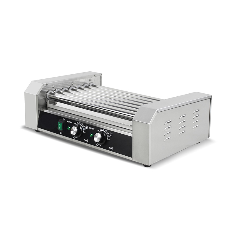 Máquina elétrica de grelhar rolo de cachorro-quente de aço inoxidável