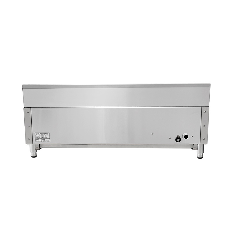 Grelha de rocha de lava a gás natural/GLP com máquina de cozinha interna externa com queimadores