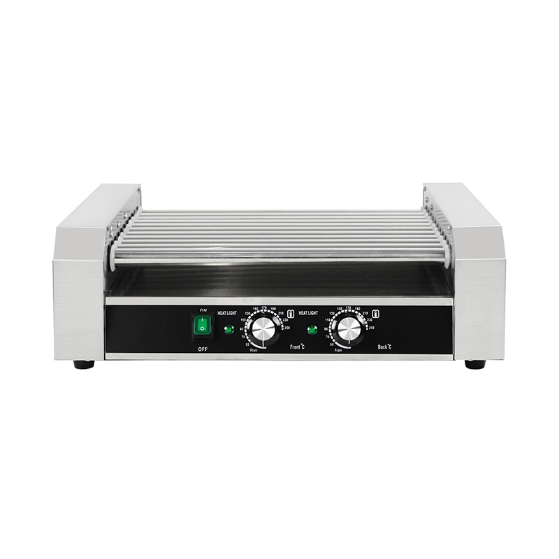 Máquina elétrica de grelhar rolo de cachorro-quente de aço inoxidável