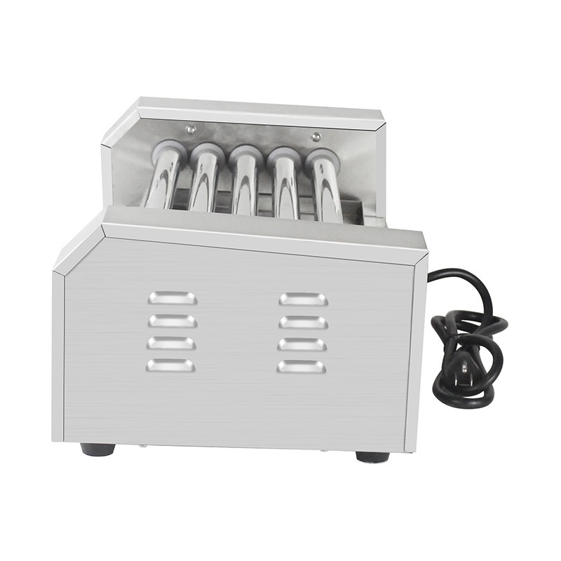 Máquina elétrica de grelhar rolo de cachorro-quente de aço inoxidável