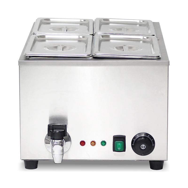 Máquina de cozinha elétrica comercial de aço inoxidável para banho-maria com aquecedor de proteção anti-seco