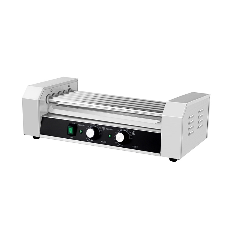 Máquina elétrica de grelhar rolo de cachorro-quente de aço inoxidável