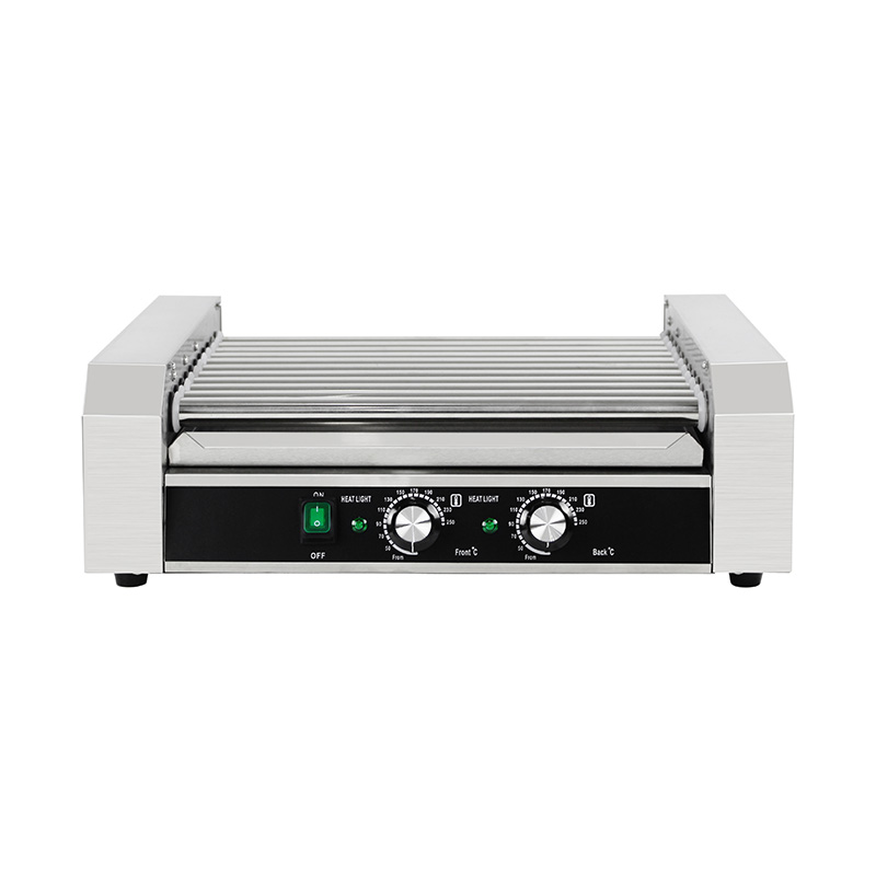 Máquina elétrica de grelhar rolo de cachorro-quente de aço inoxidável