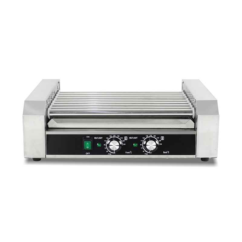 Máquina elétrica de grelhar rolo de cachorro-quente de aço inoxidável