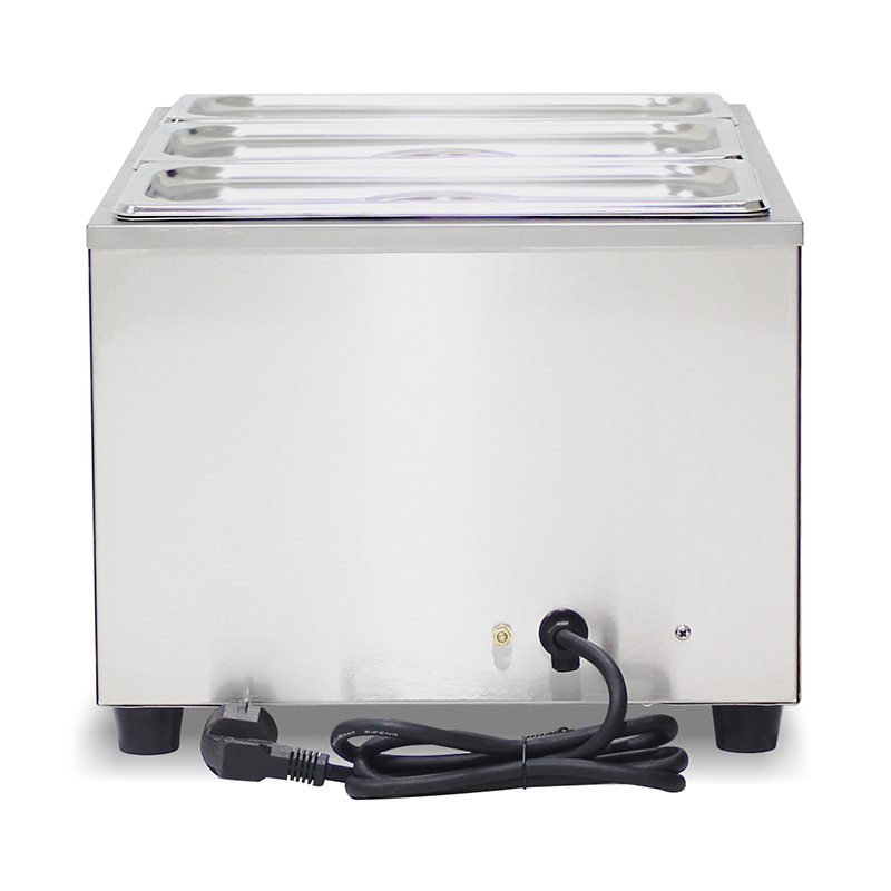 Máquina de cozinha elétrica comercial de aço inoxidável para banho-maria com aquecedor de proteção anti-seco