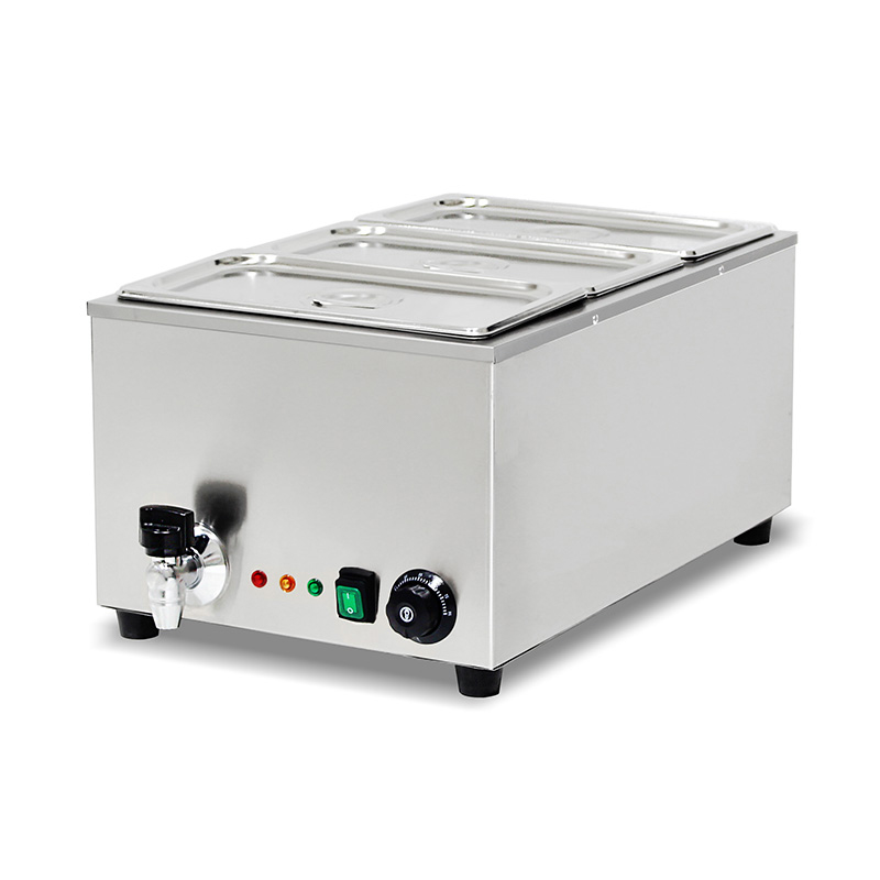 Máquina de cozinha elétrica comercial de aço inoxidável para banho-maria com aquecedor de proteção anti-seco