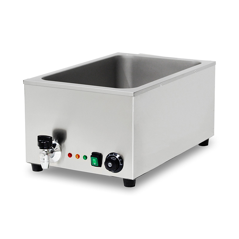 Máquina de cozinha elétrica comercial de aço inoxidável para banho-maria com aquecedor de proteção anti-seco