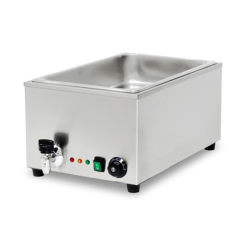 Máquina de cozinha elétrica comercial de aço inoxidável para banho-maria com aquecedor de proteção anti-seco