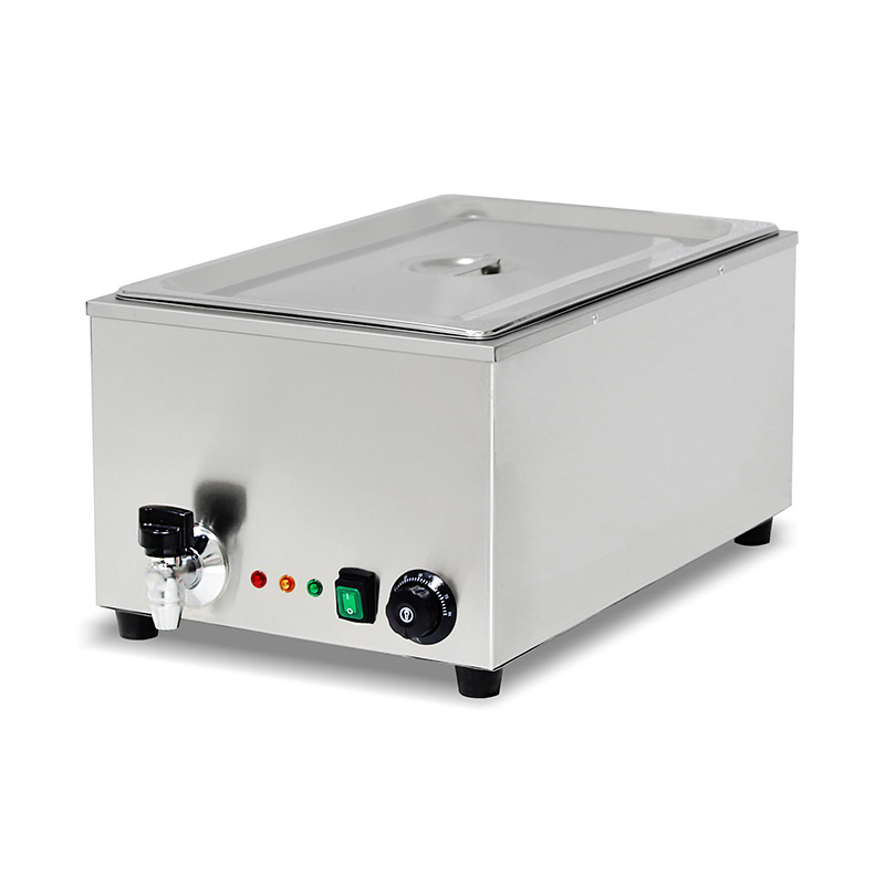 Máquina de cozinha elétrica comercial de aço inoxidável para banho-maria com aquecedor de proteção anti-seco