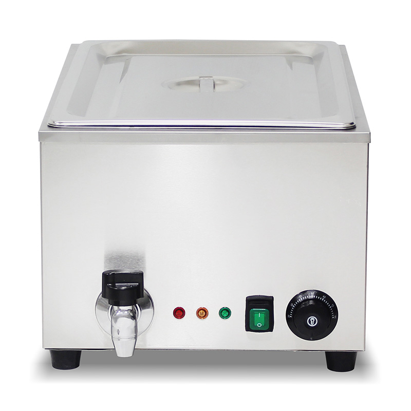 Máquina de cozinha elétrica comercial de aço inoxidável para banho-maria com aquecedor de proteção anti-seco