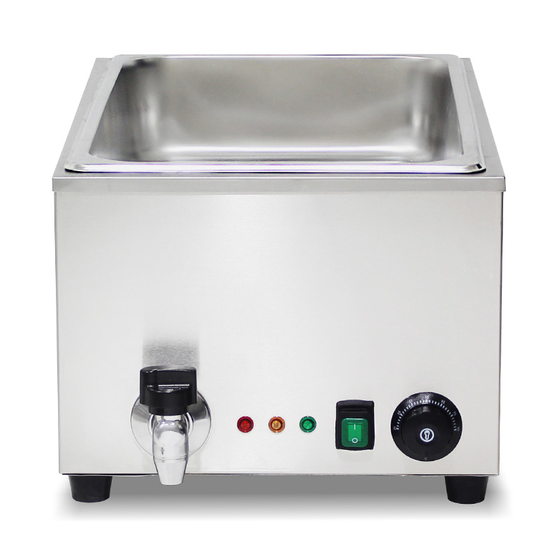 Máquina de cozinha elétrica comercial de aço inoxidável para banho-maria com aquecedor de proteção anti-seco