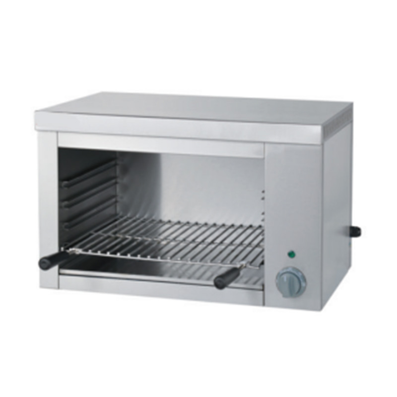 Máquina elétrica de salamandra para cozinha comercial de aço inoxidável
