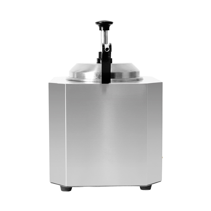 Aquecedor elétrico de molho de queijo para cozinha comercial de aço inoxidável com bomba